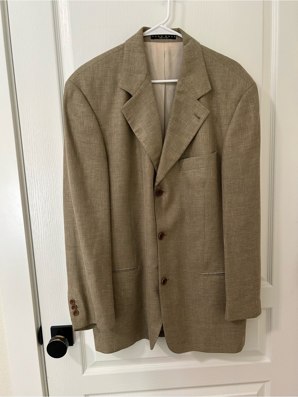 Vintage Hugo Boss "Einstein" Linen Wool Blazer Sport Coat